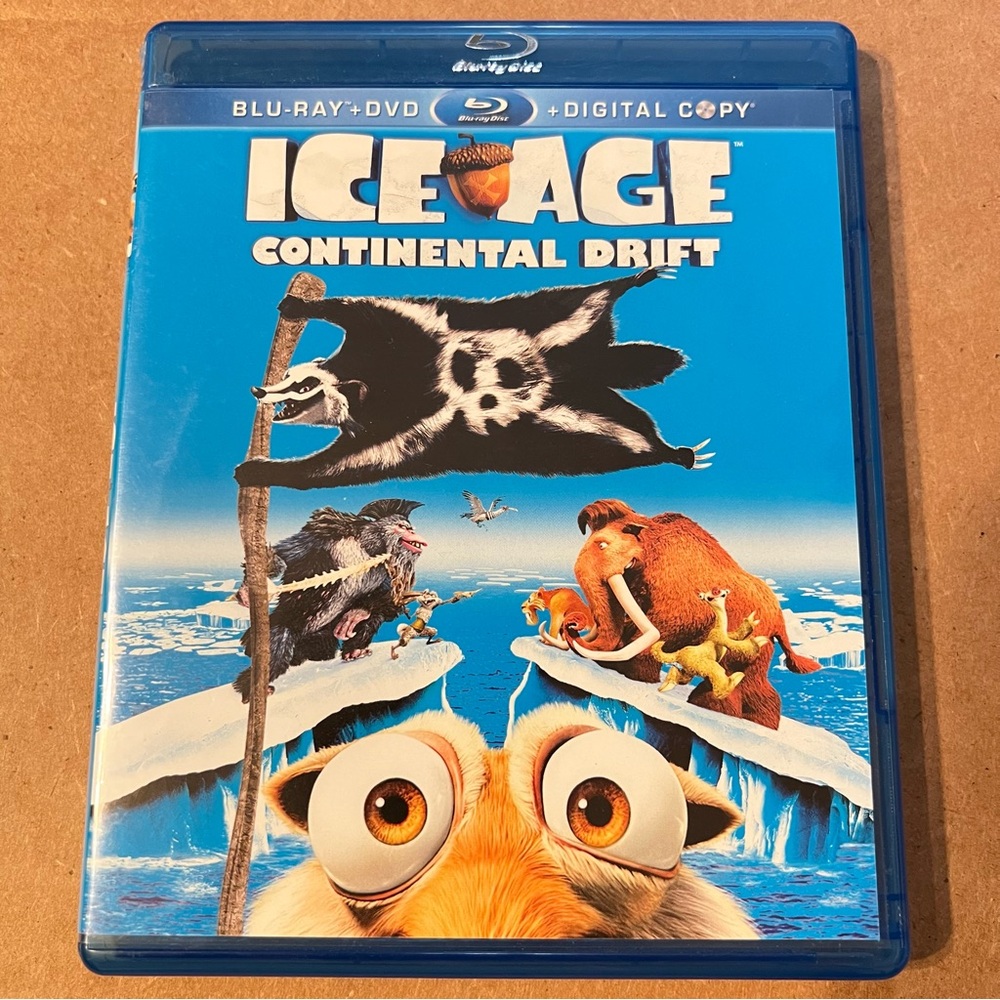 Blu-Ray & DVD Discs ICE AGE CONTINENTAL DRIFT - Family Kids Childrens Movie Film